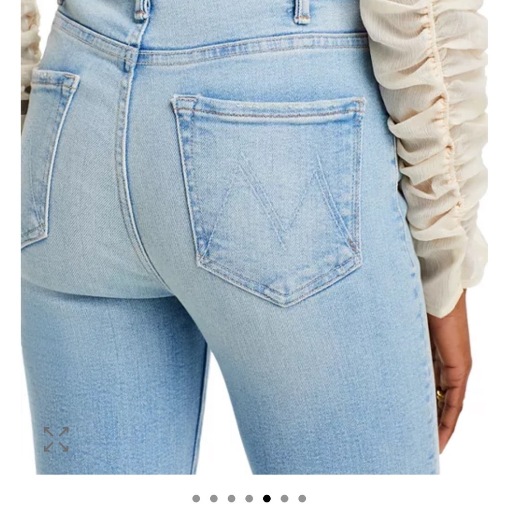 MOTHER The Hustler High Rise Flare Leg Ankle Jeans in California Cruiser - Picture 3 of 6